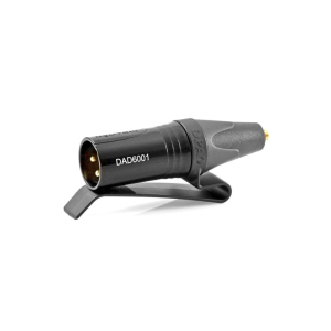 [DAD6001-BC] XLR Adapter with BeltClip (MicroDot to 3-Pin XLR)